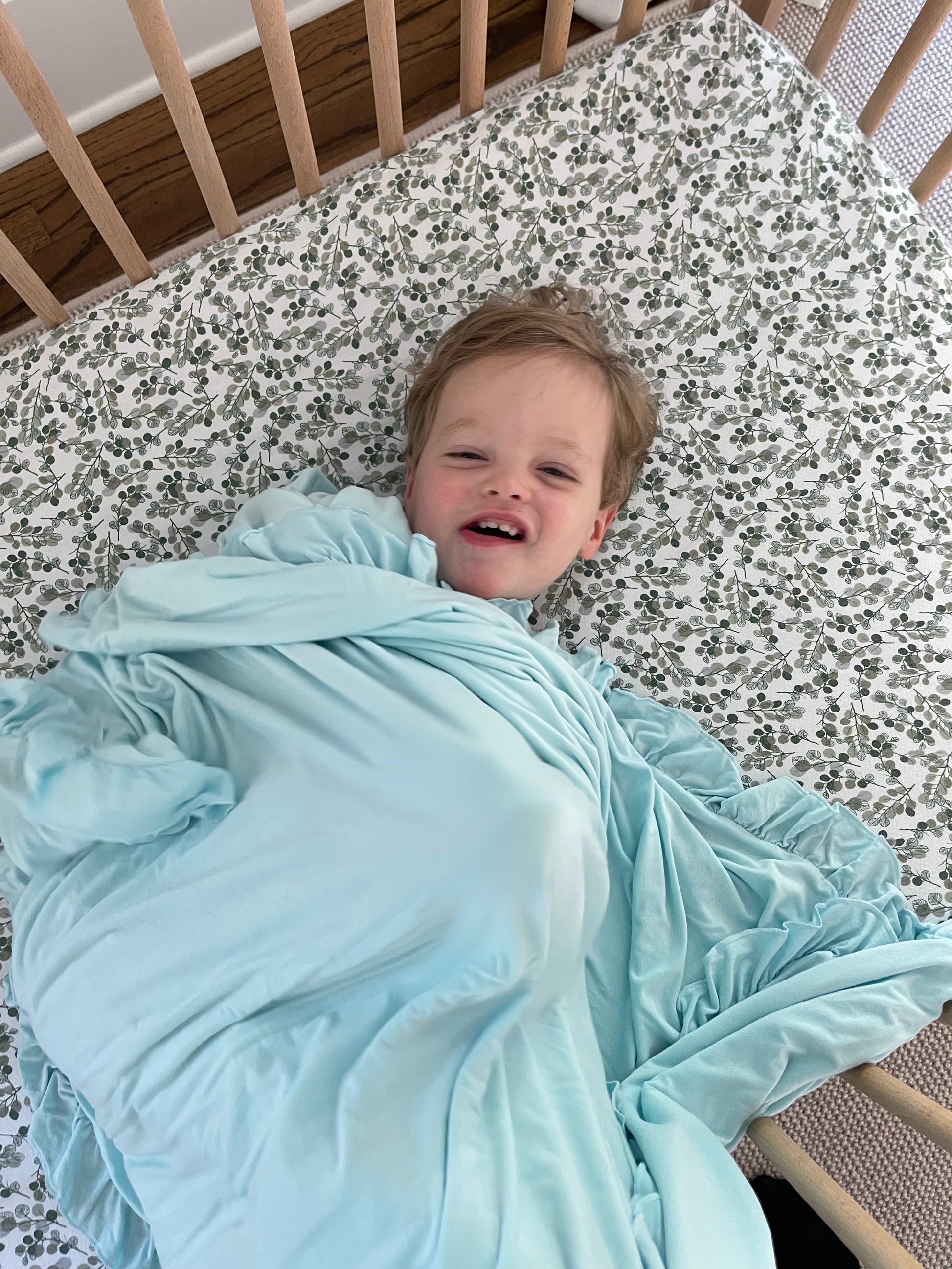 Bamboo Baby Blanket – Ultra Soft & Breathable (107x107cm)