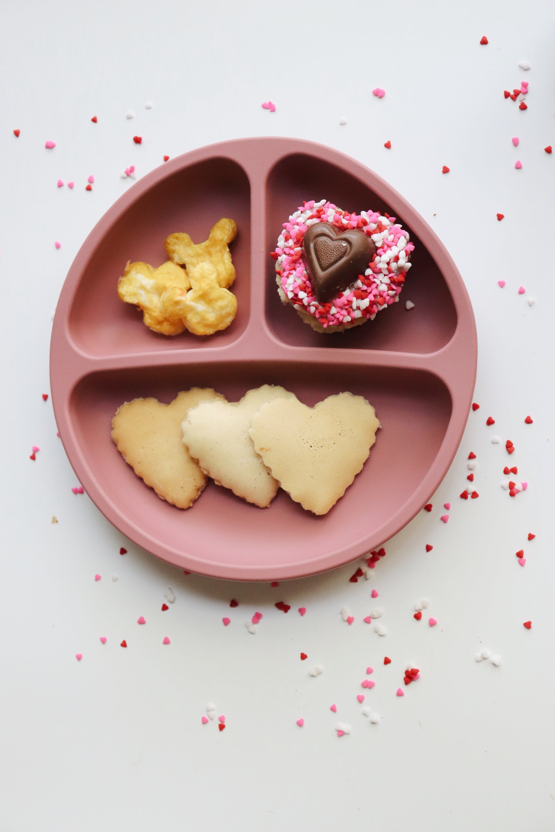 Silicone Baby plate - Dark Pink