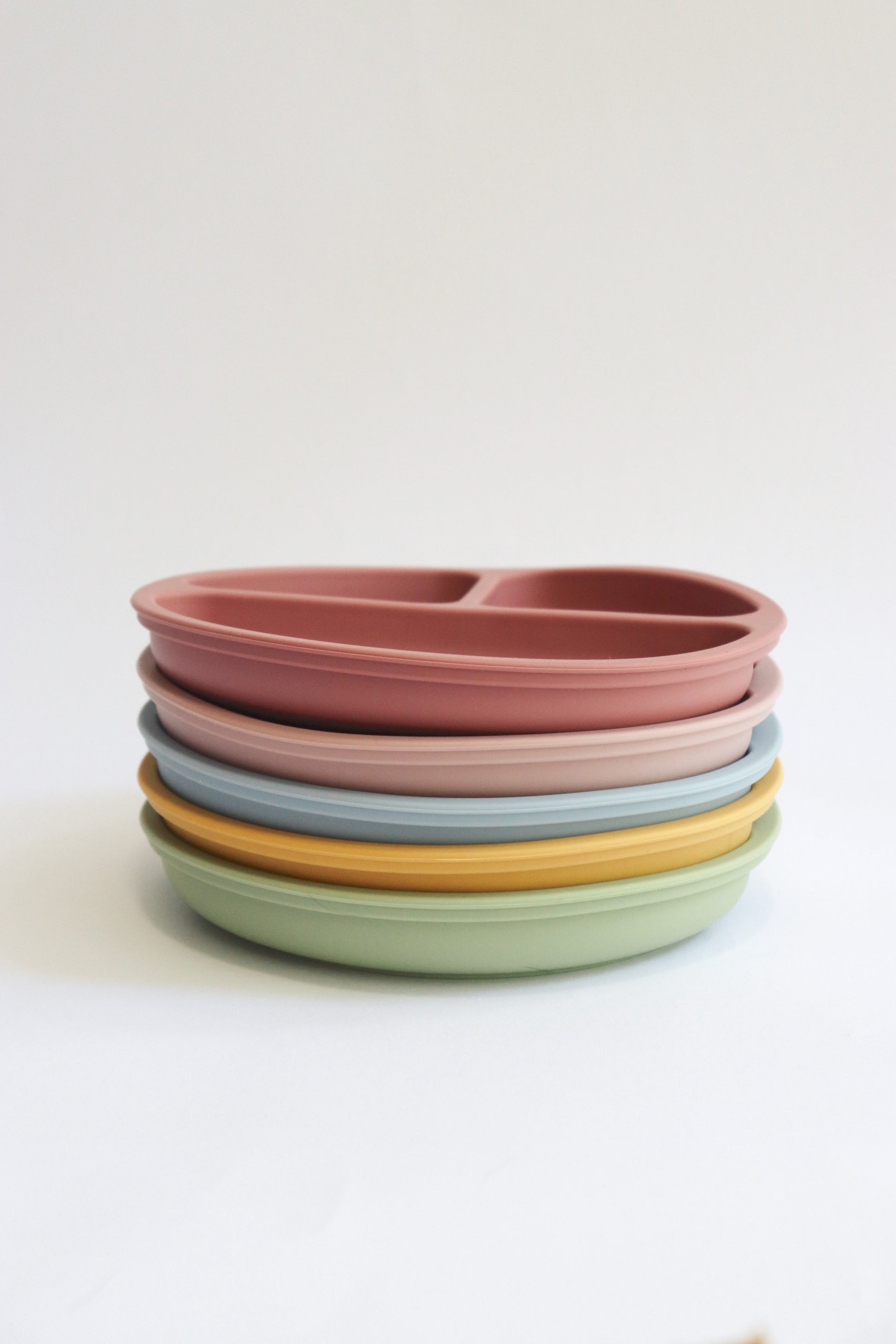 Silicone Baby plate - Green