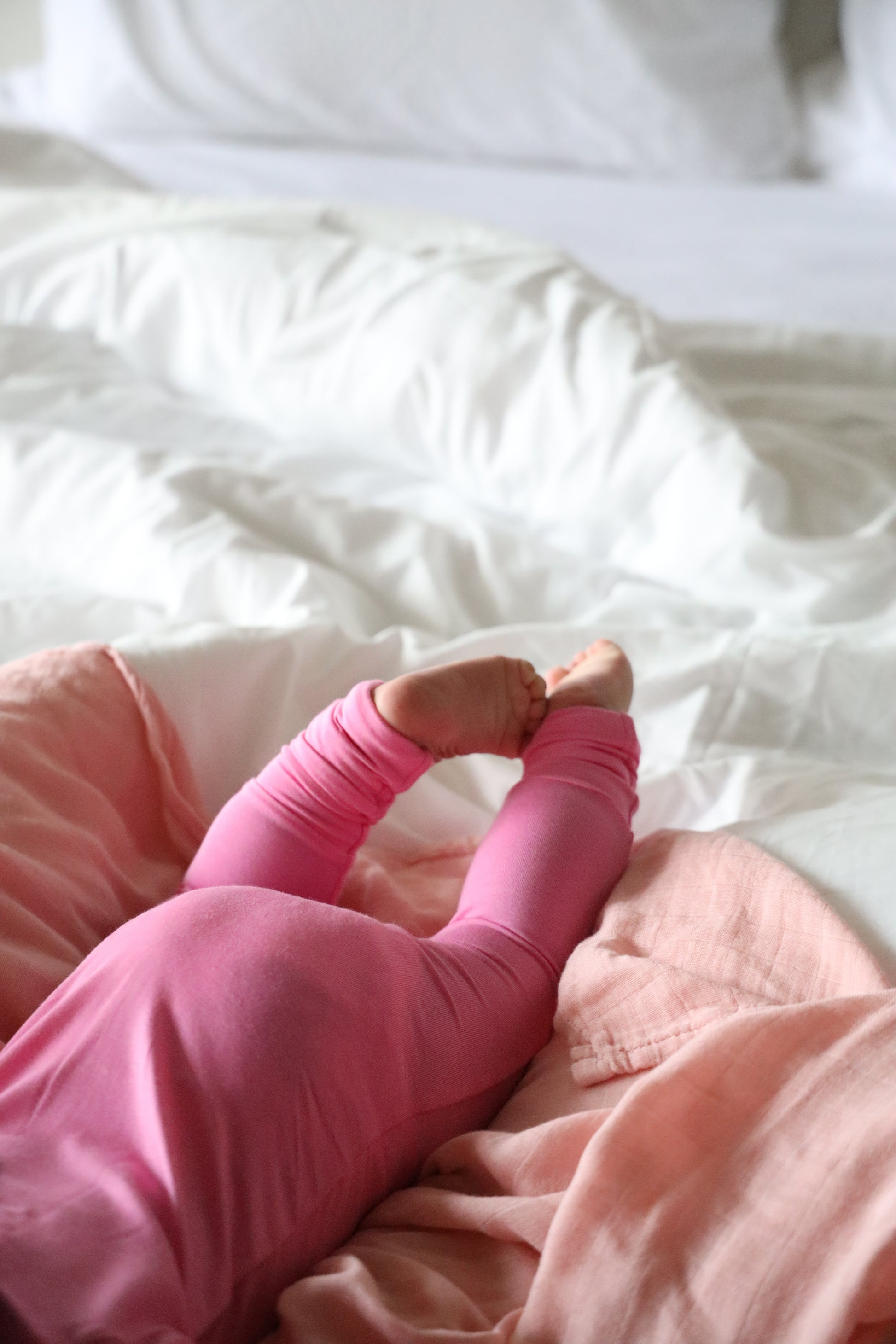 Bamboo Baby Pajama with 2 Zipper – Soft & Breathable Sleepwear | Barbie Pink