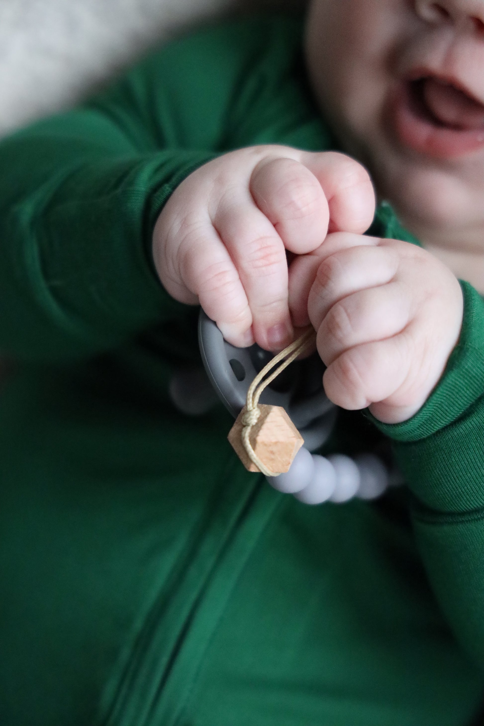 Bamboo Baby Pajama with 2 Zipper – Soft & Breathable Sleepwear | Deep Green