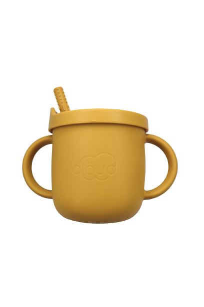 2-in-1 Silicone Training Cup – Mango