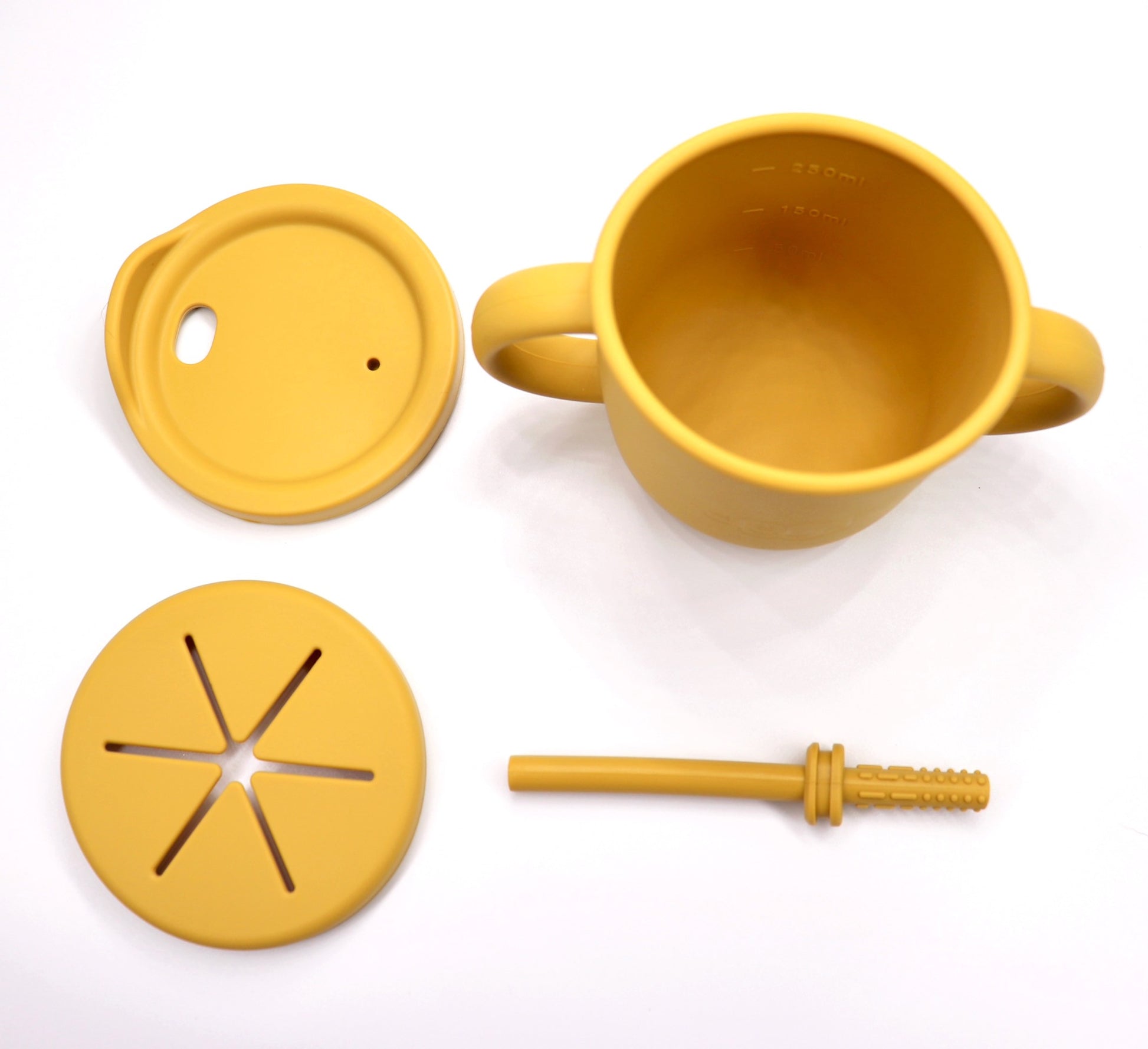 2-in-1 Silicone Training Cup – Mango