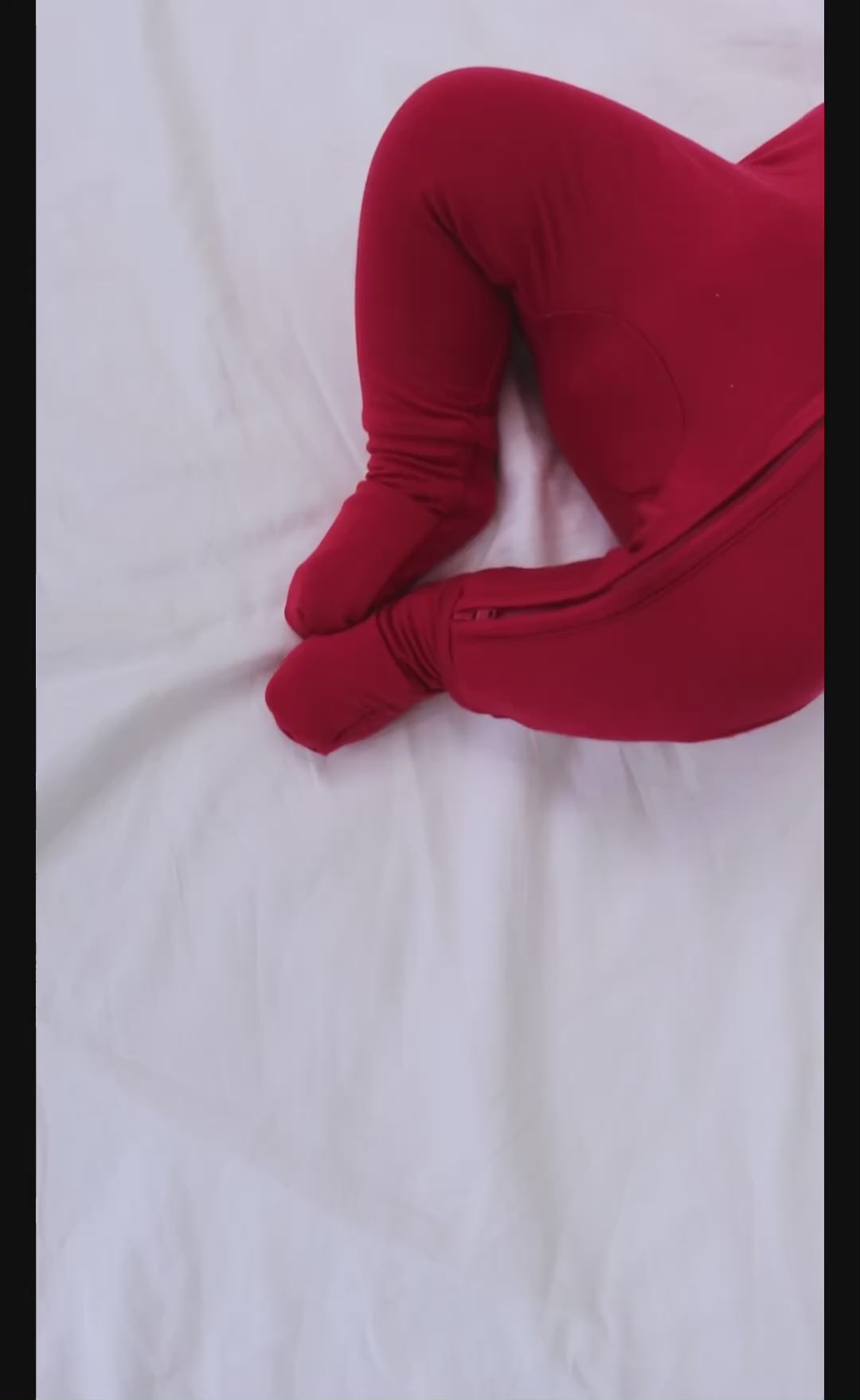 Bamboo Baby Pajama with 2 Zipper – Soft & Breathable Sleepwear | - Wine