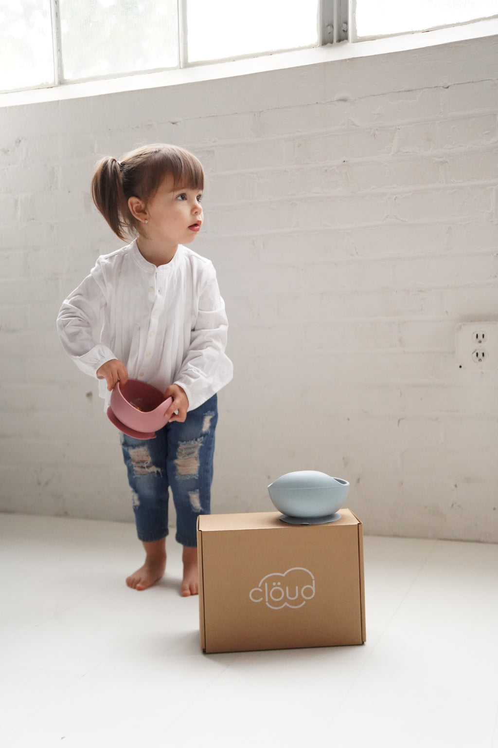 Tiny Bites Suction Bowl – Dark Pink