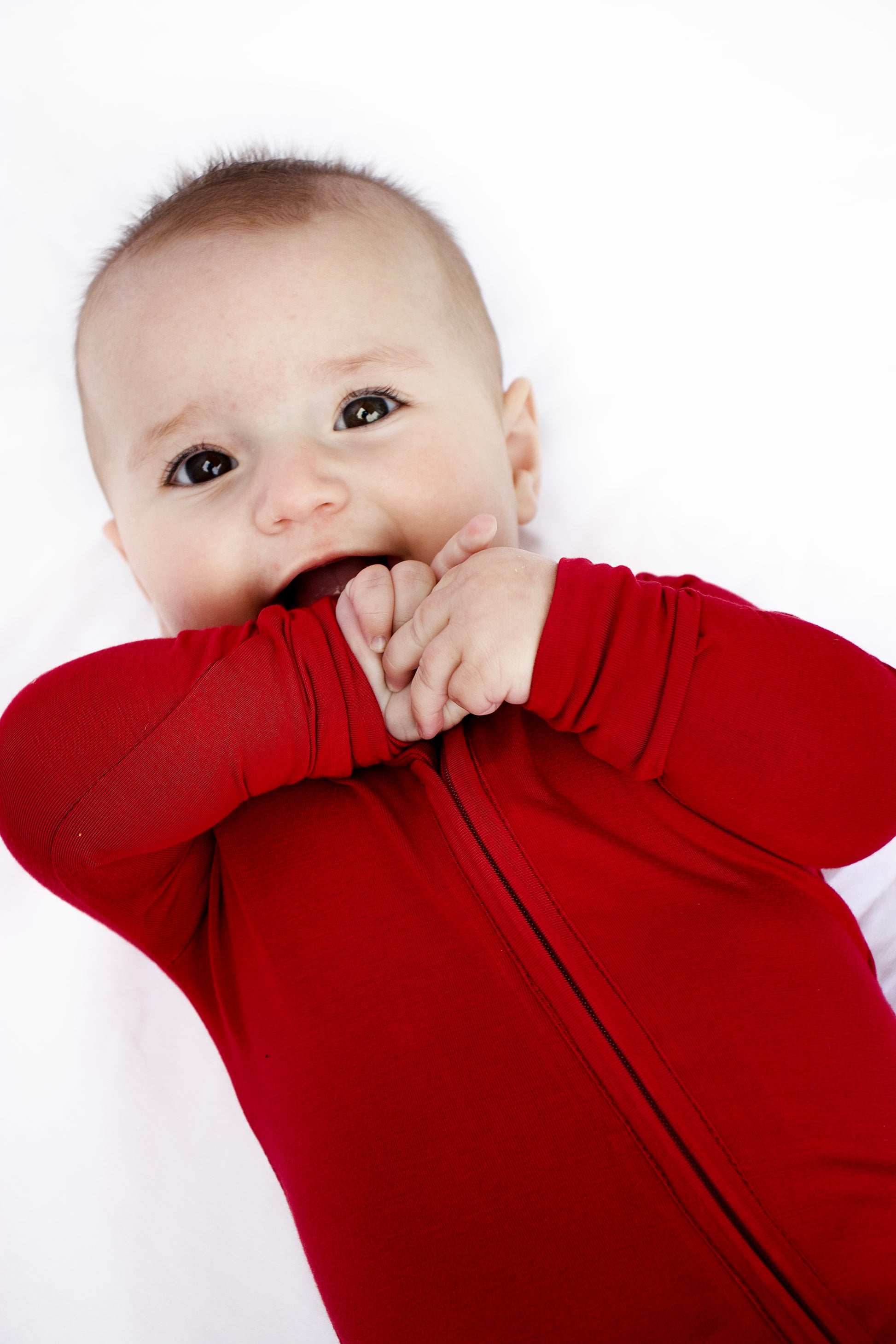 Bamboo Baby Pajama with 2 Zipper – Soft & Breathable Sleepwear | - Wine