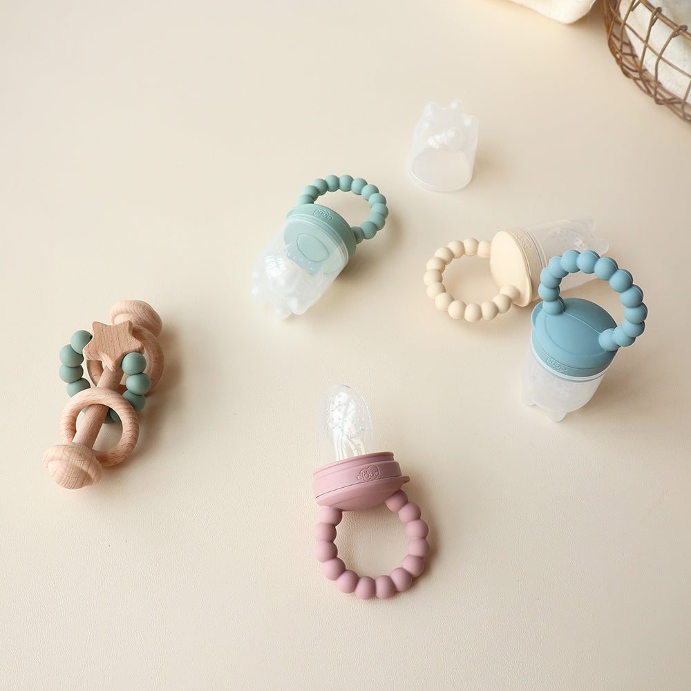 Silicone Baby Feeder - Olive