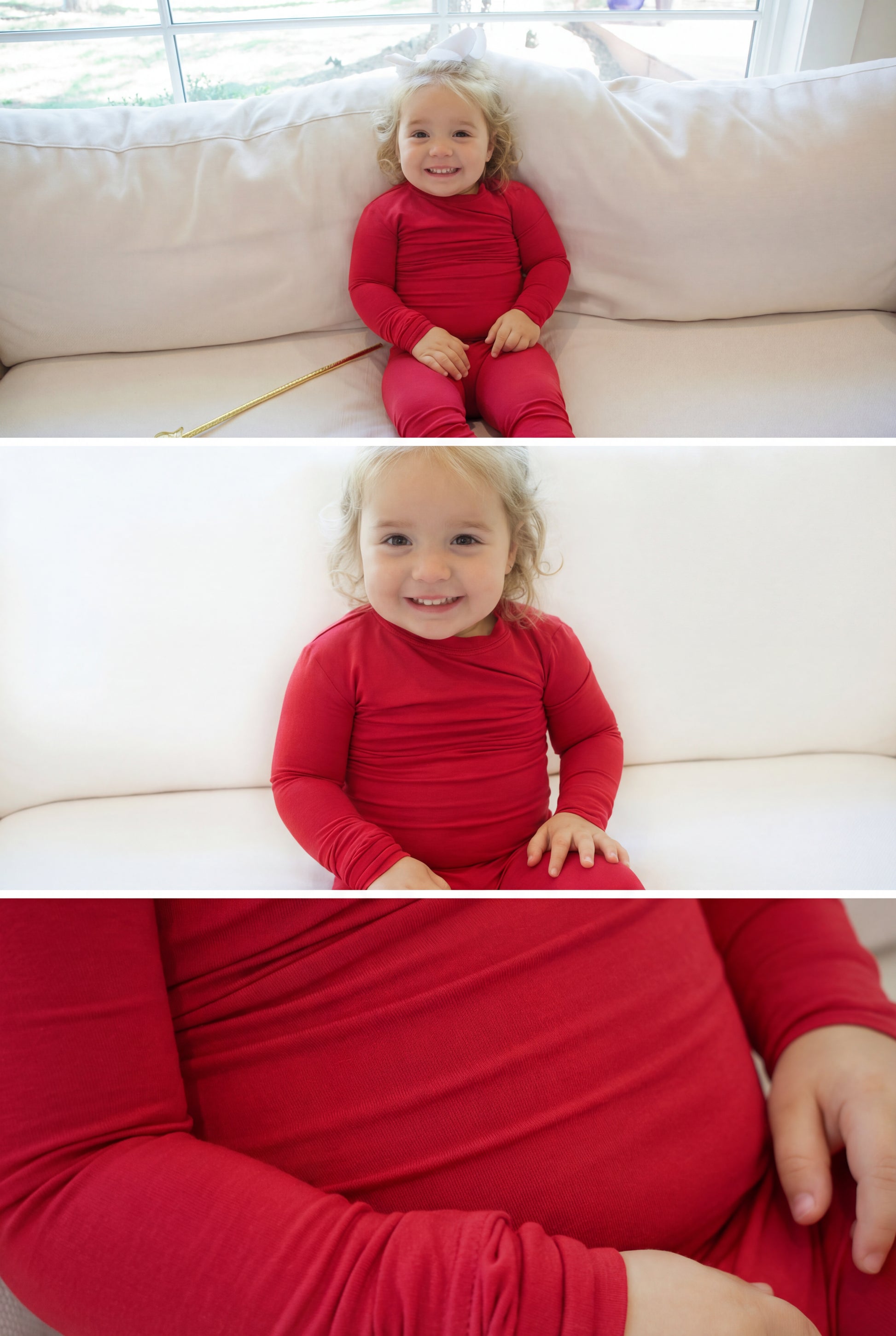 Toddler Snuggle Set – Wine Bamboo Pajama