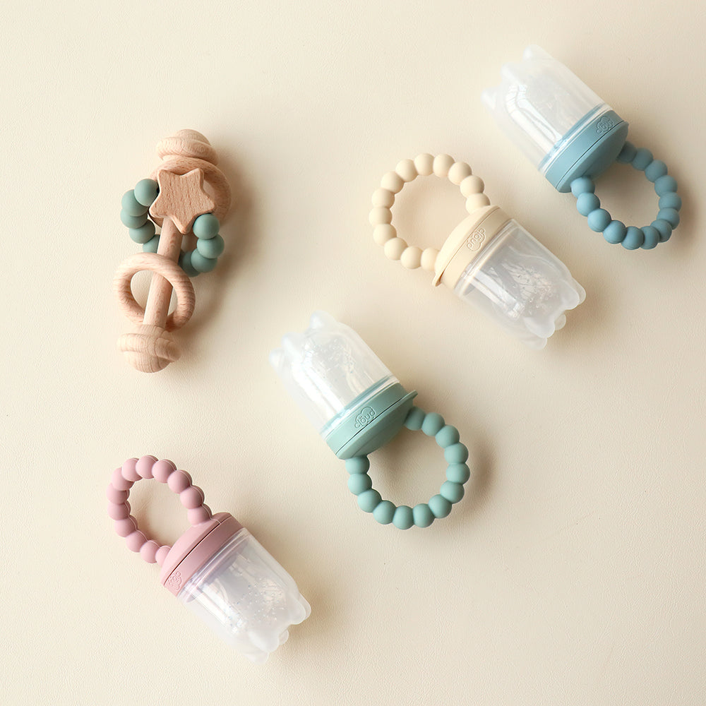 Silicone Baby Feeder - Olive
