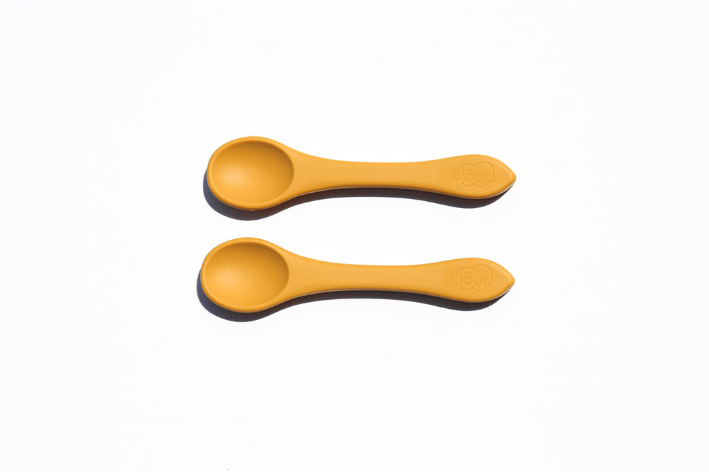 Silicone Baby Spoons (x2) - Mango