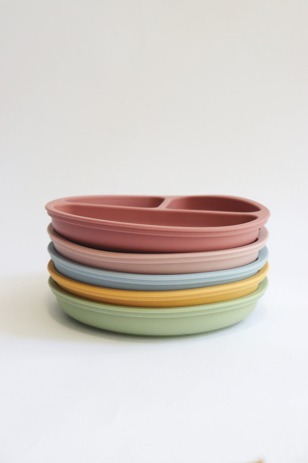 Silicone Baby plate - Baby Blue