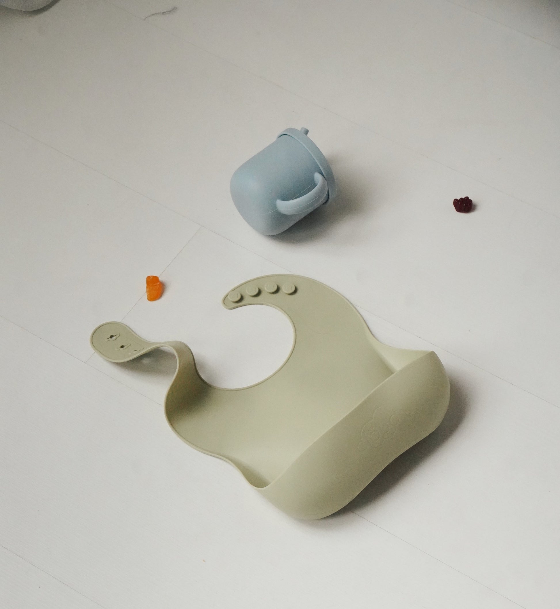 Silicone Baby Bib -  Green