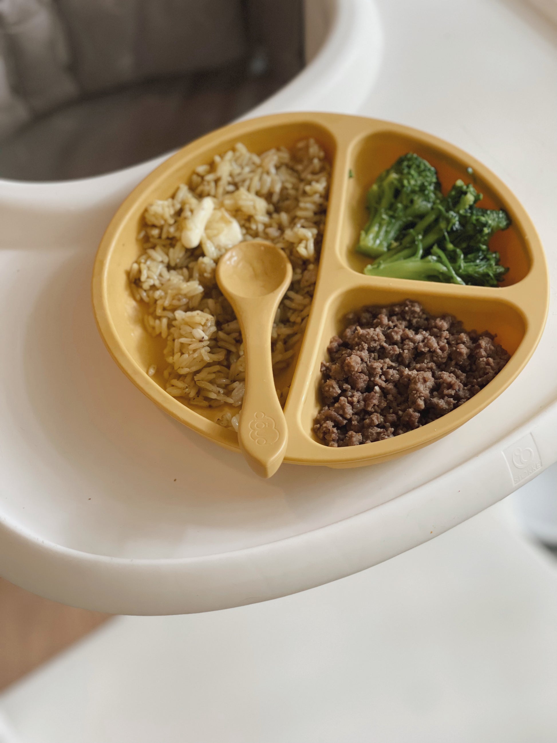 Silicone Baby plate - Mango