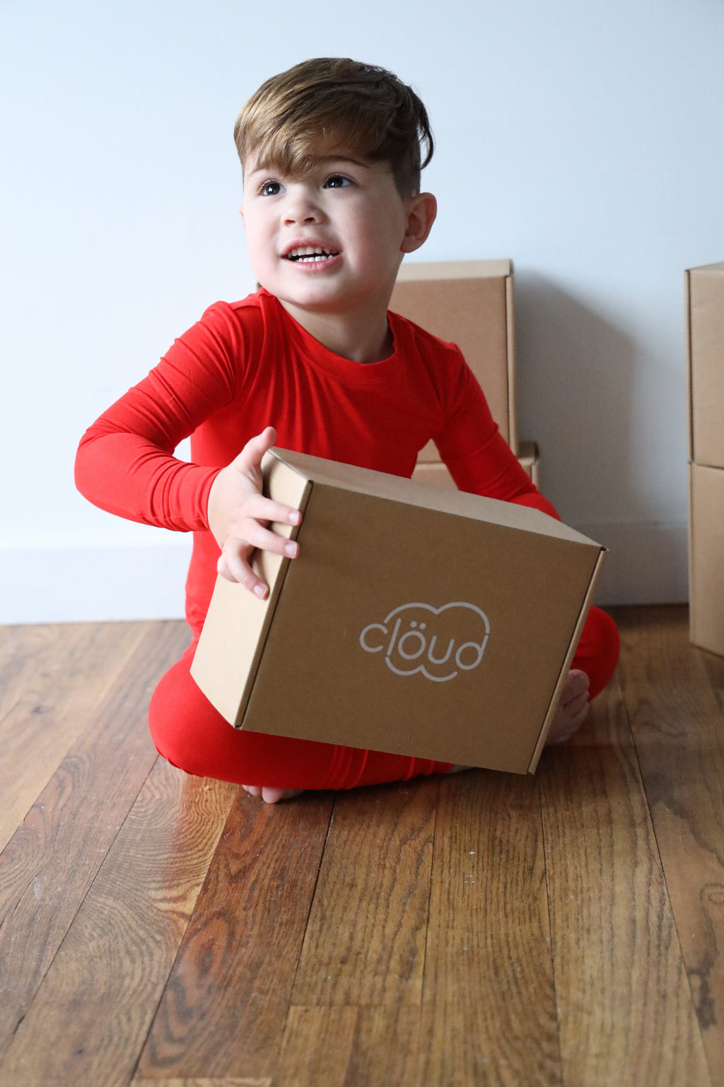 Toddler Snuggle Set – Cherry Red Child Bamboo Pajama