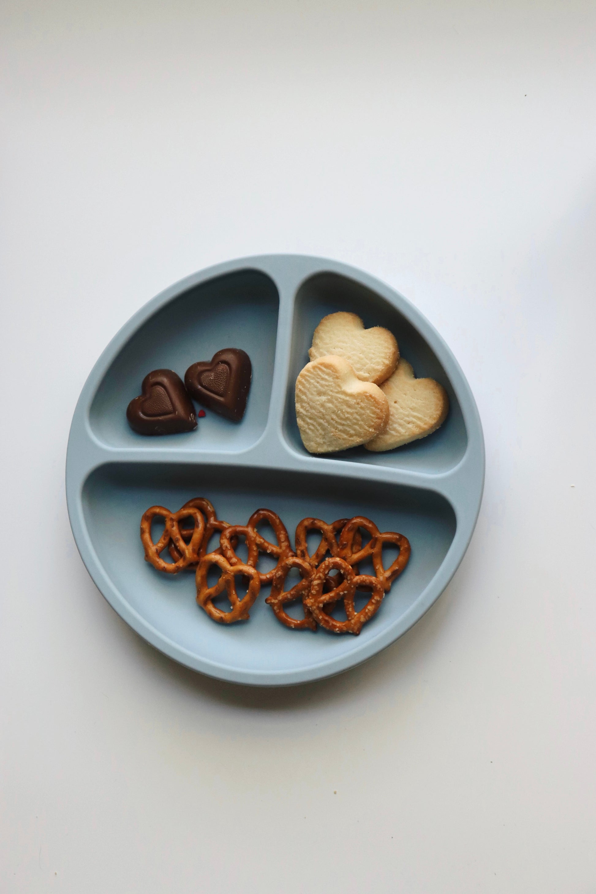 Silicone Baby plate - Baby Blue