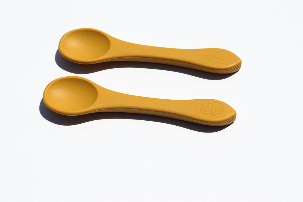 Silicone Baby Spoons (x2) - Mango