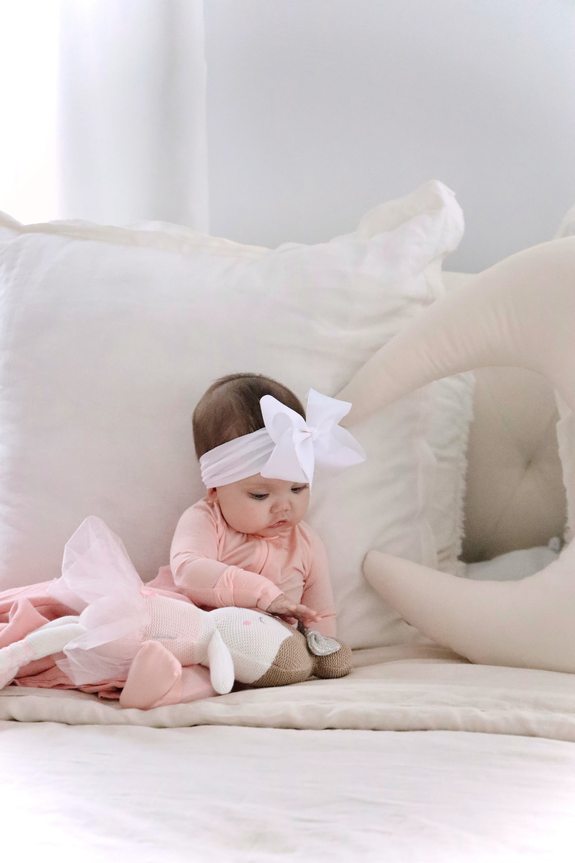 Bamboo Baby Pajama with 2 Zipper – Soft & Breathable Sleepwear - Baby Pink