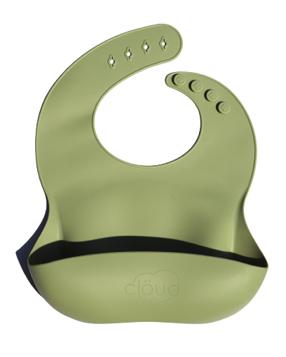 Silicone Baby Bib -  Green