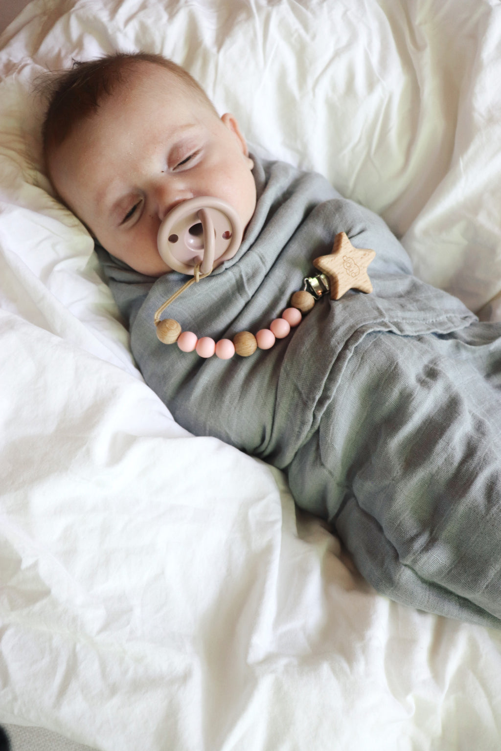 Bamboo Muslin Swaddle Blanket - Gray
