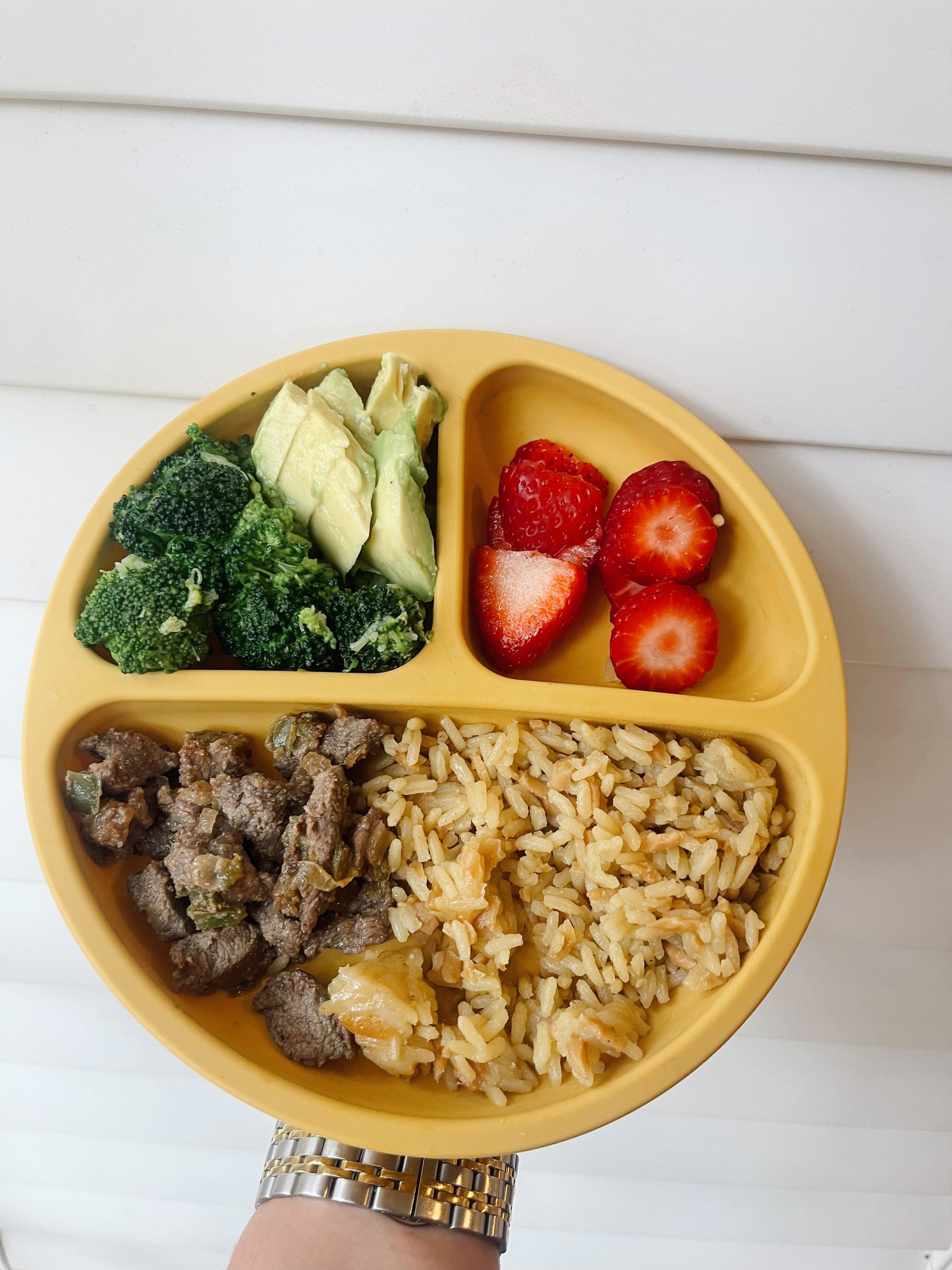 Silicone Baby plate - Mango