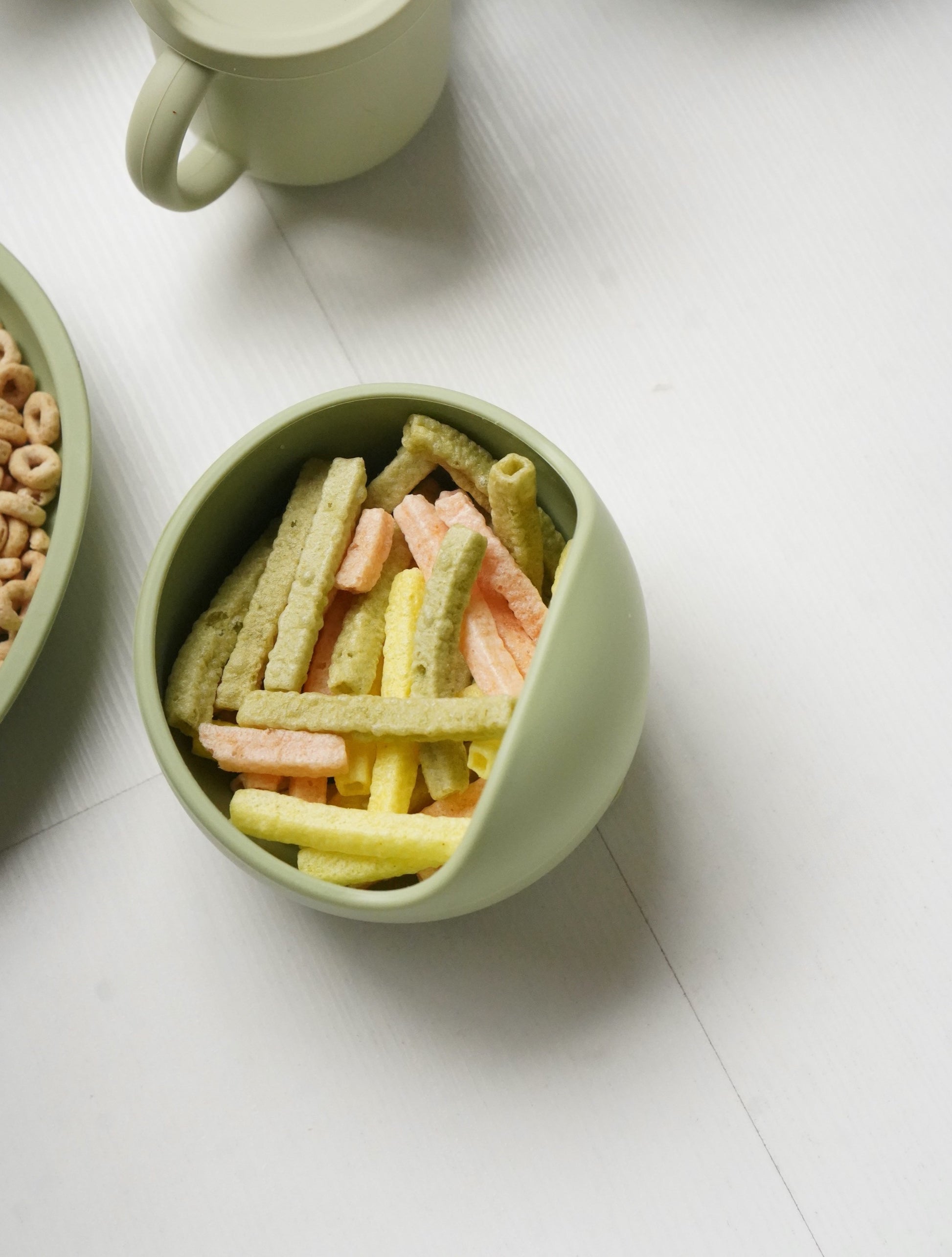 Tiny Bites Suction Bowl – Green