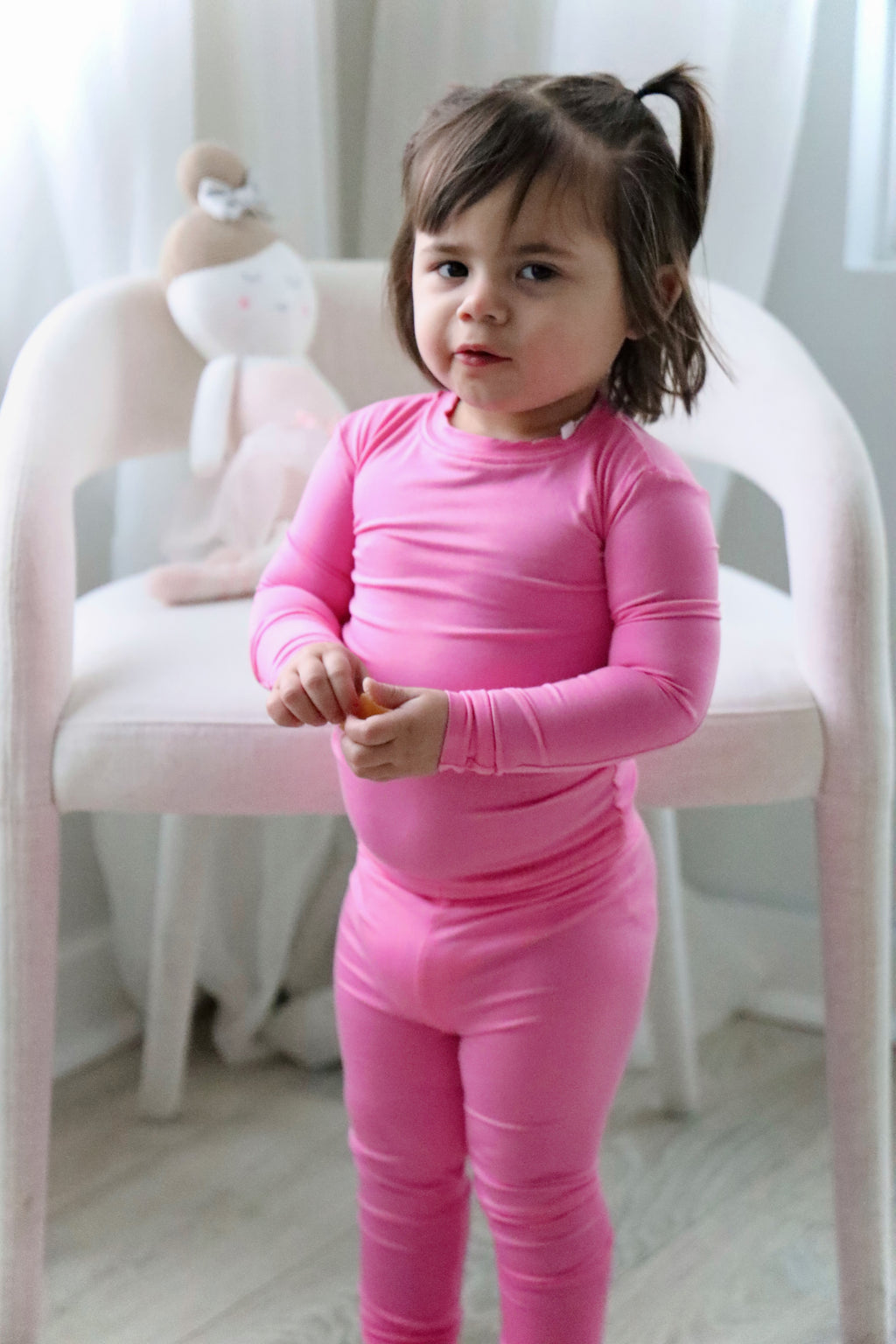 Toddler Snuggle Set – Classic Bamboo Pajama Barbie Pink Child