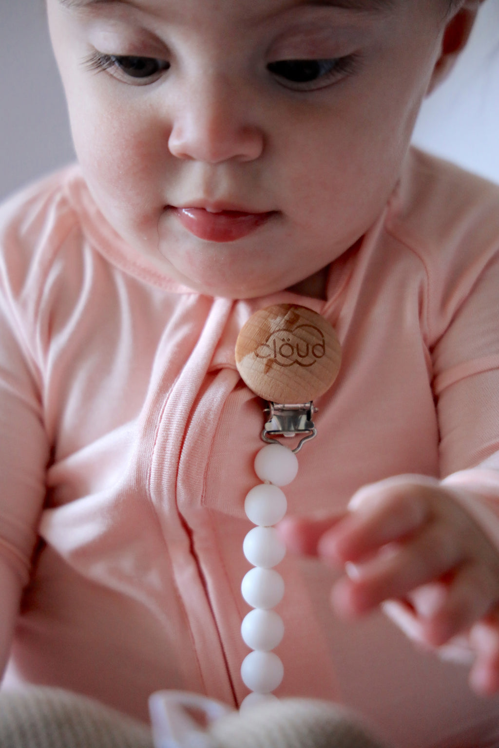 Bamboo Baby Pajama with 2 Zipper – Soft & Breathable Sleepwear - Baby Pink